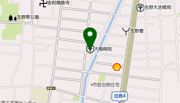 大楠病院の地図画像