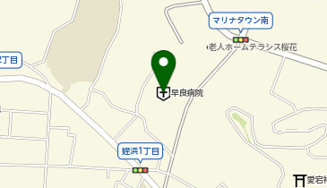 福岡ハートネット病院の地図画像