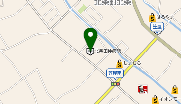 北条田仲病院の地図画像