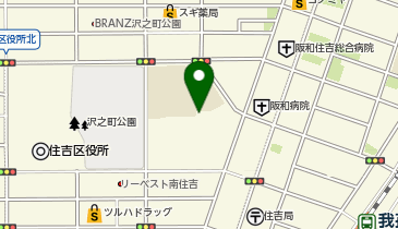 阪和病院の地図画像