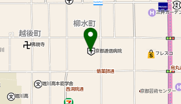 京都新町病院の地図画像
