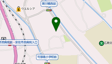 安佐医師会病院の地図画像