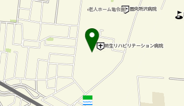 明生リハビリテーション病院の地図画像