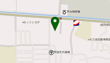 宇治脳卒中リハビリテーション病院の地図画像