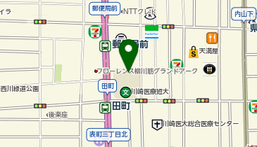 川崎医科大学高齢者医療センターの地図画像