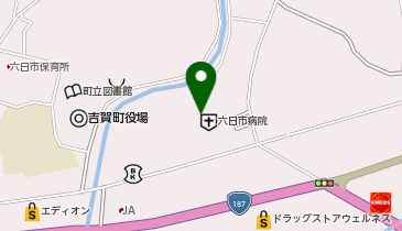 よしか病院の地図画像