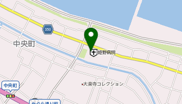 姫野病院の地図画像