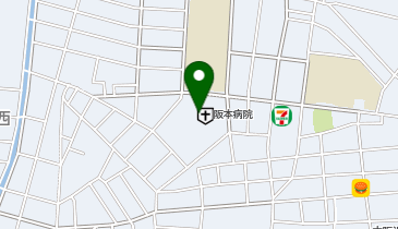 阪本病院の地図画像