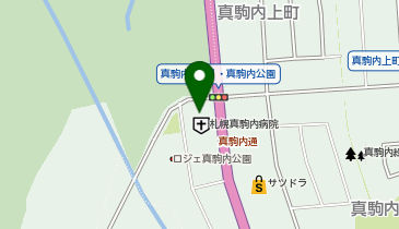 札幌真駒内病院の地図画像
