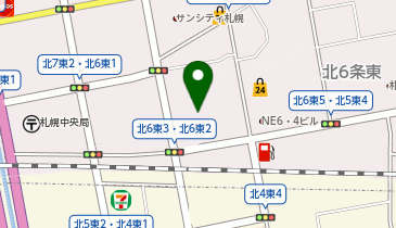 カレス記念病院の地図画像