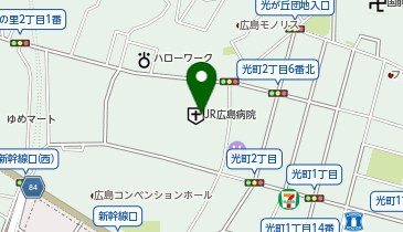 県立二葉の里病院の地図画像