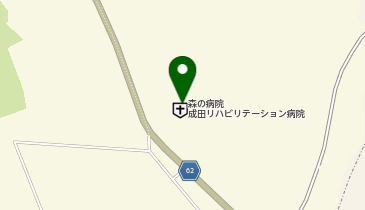 成田リハビリテーション病院の地図画像