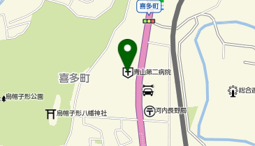 青山第二病院の地図画像