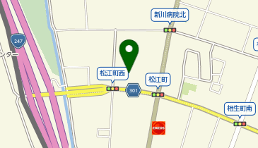 新川中央病院の地図画像