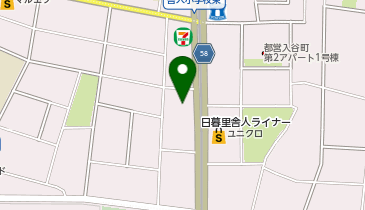 みらいリハビリテーション病院の地図画像