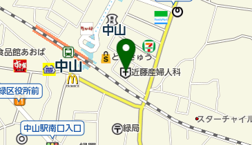 近藤産婦人科の地図画像