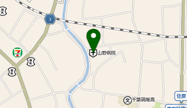 山野醫院の地図画像
