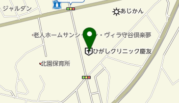 ひがしクリニック慶友の地図画像
