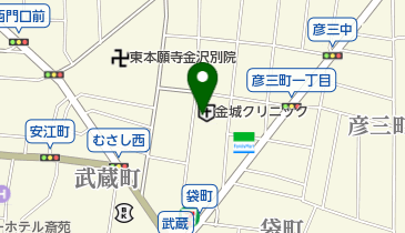 金城クリニックの地図画像