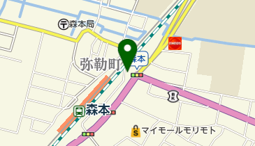 的場医院の地図画像