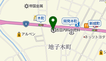吉田内科小児科の地図画像