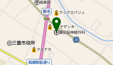 藤田脳神経外科医院の地図画像