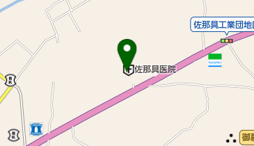 佐那具医院の地図画像