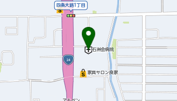 クリニック石洲会の地図画像