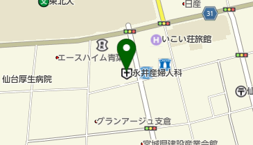 永井産婦人科の地図画像