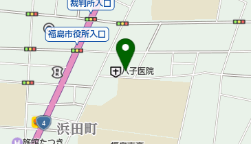 八子医院の地図画像