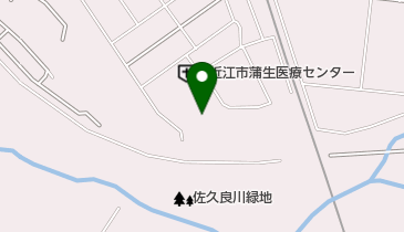 東近江市蒲生医療センターの地図画像