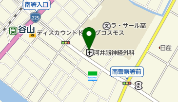 河井脳神経外科の地図画像