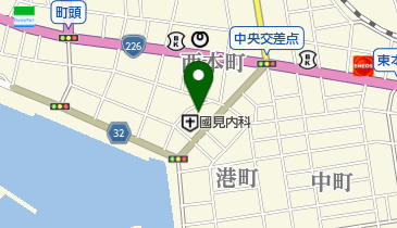 国見内科医院の地図画像