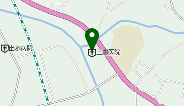 三慶医院の地図画像