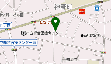 津久野藤井クリニックの地図画像