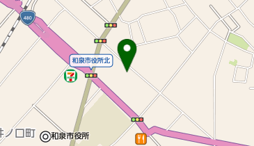 和泉コミュニティクリニックの地図画像