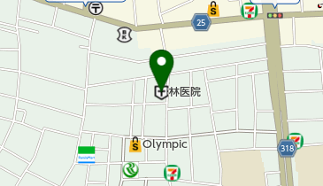 林医院の地図画像