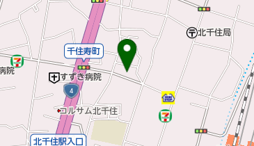 千住診療所の地図画像