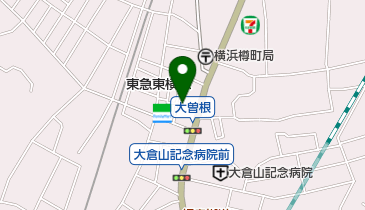 大倉山診療所の地図画像