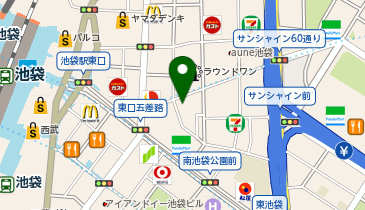 品川美容外科 池袋院の地図画像