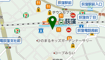 メンタルクリニックおぎくぼの地図画像