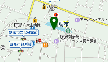 調布えきまえ皮フ科の地図画像