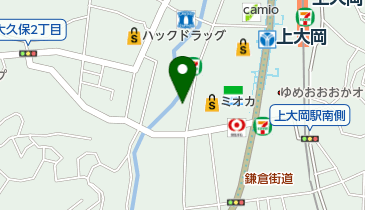 おか皮膚科の地図画像