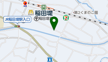 稲田堤皮フ科の地図画像