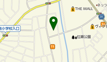 ひらの耳鼻咽喉科クリニックの地図画像