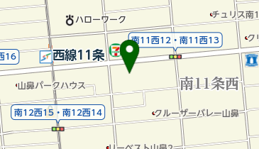南11条眼科の地図画像