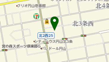 昂希内科クリニックの地図画像