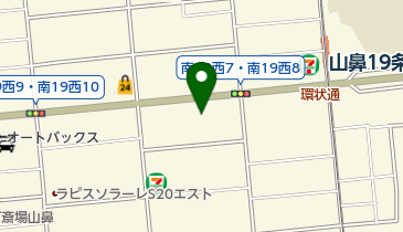 クリニック1・9・8札幌の地図画像