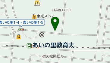 あいの里内科ファミリークリニックの地図画像