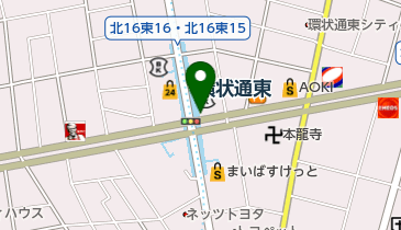 東豊ひふ科の地図画像